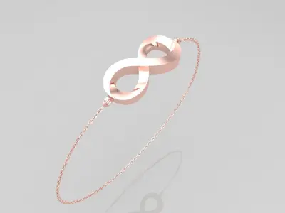 Bracelet B5 The luxury female bracelet 3D print model