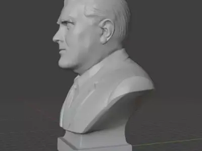 Wernher von Braun 3D print model