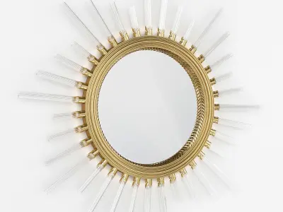 MAJESTIC XL WALL LIGHT MIRROR Low-poly 3D model