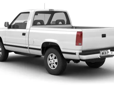 GENERIC PICKUP TRUCK 22 3D model
