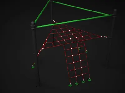 Teenagers Outdoors Toys 3D model