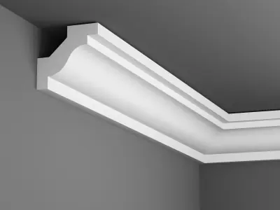 Cornice Moulding Low-poly 3D model buy