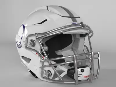 MINNESOTA VIKINGS Helmet Football NFC NORTH PBR updated 2025 3D model