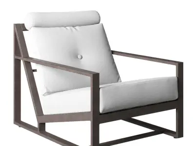 OVE Melbourne 3pcs Patio Armchair 3D model