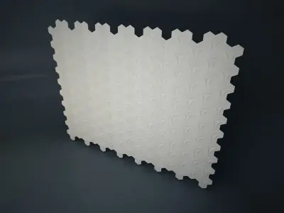 01 PUZZLE PATTERN WALL 3D model