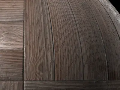 Parquet Materials 27- Parquet By Old Wood Damaged Texture