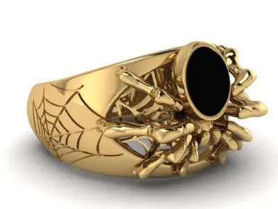 Spider Ring 3D print model