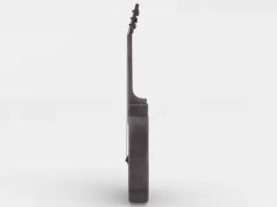 Chestnut Guitar 3D model