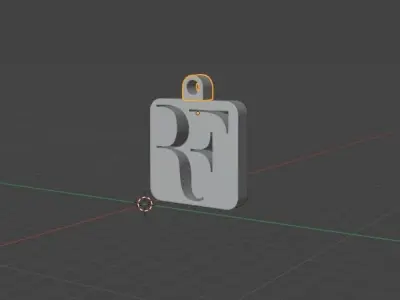 Roger Federer KeyHolder Printable 3D print model
