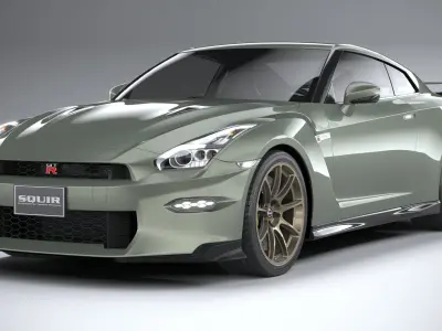 Nissan GT-R 2024 3D model