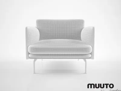 Muuto Outline chair 3D model