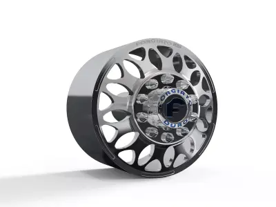 FRONT forgiato Grano- DURO DUALLY WHEEL 3D print model