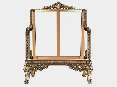 Carved single sofa for cnc 20 3D model