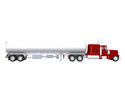Tanker Truck 3D model