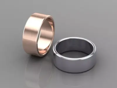 Light Gold Ring For men and women Free Free 3D model