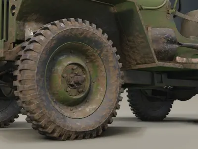 Jeep Willys 1944 3D model