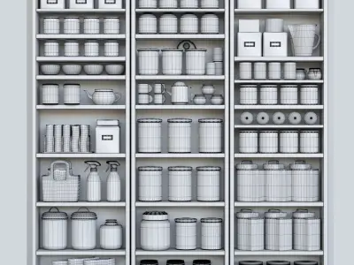 Trifles for the kitchen 3D model