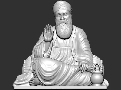 Guru Nanak ji 3D print model