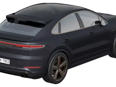 Porsche Cayenne Turbo Coupe 2025 3D model