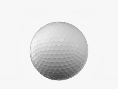 Golf Ball Mockup 3D model