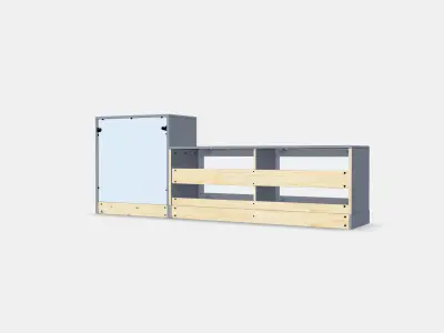 HAVSTA TV storage combination 2 3D model