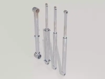 Hydraulic Cylinders 3D model