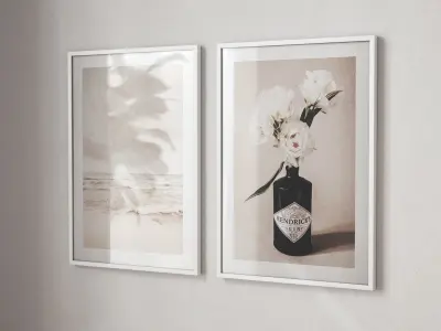 Poster set - Gin and Beach  3D model