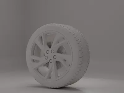 High quality Realistic tyre 3D model