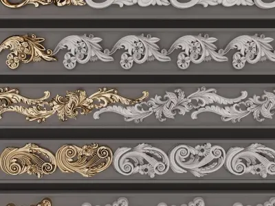 Trim Ornament 136 3D model