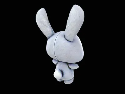 mini floppy bunny 3D model