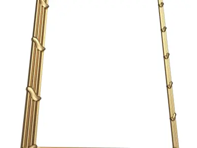 Classic Mirror 08 Low-poly 3D model