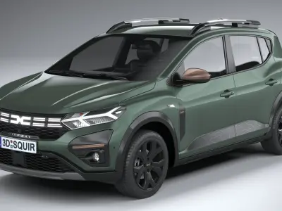 Dacia Sandero Stepway Extreme 2023 3D model
