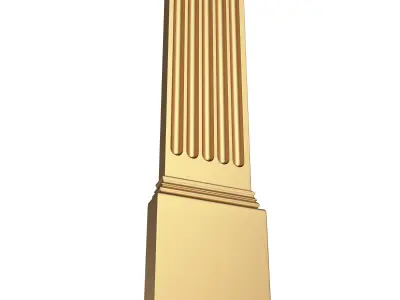 Column Capital 0303 Low-poly 3D model