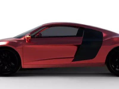 Audi r8 car Blender 3D model