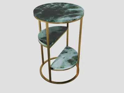 3-Tiered End Table 3D model