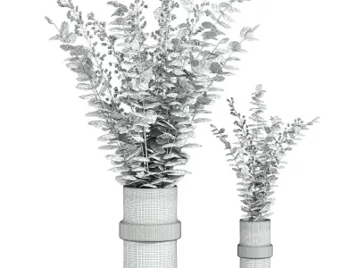 bouquet set 3D model order