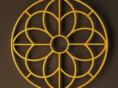 Decorative panels 3D model vol 1 3D model