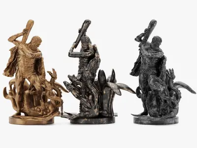 Sculpture Hercules 3D model