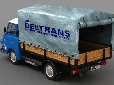 Barkas B1000 1961 3D model