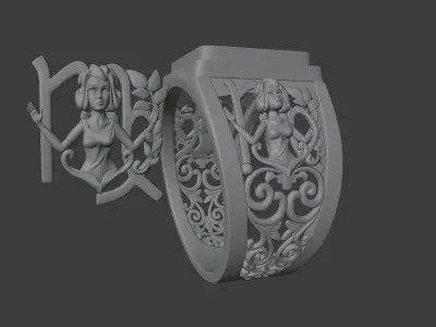 Virgo zodiac sign 3D print model