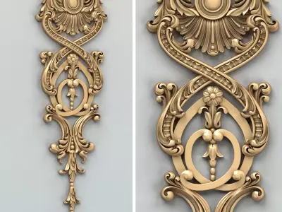 Decor vertical 019 3D model
