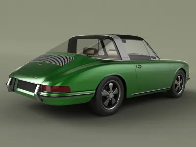 Porsche 911 Targa 3D model