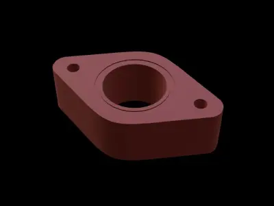 intake manifold spacer for printing 3D print model