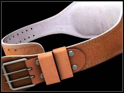 Lifting belt 3D model