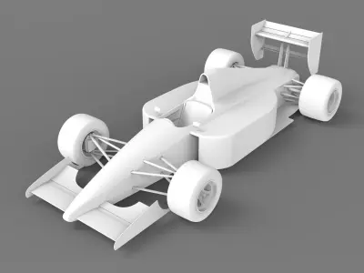 Formula 1 racing car 3D model