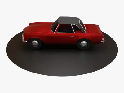 Mercedes Benz SL 280 Low Poly Low-poly 3D model