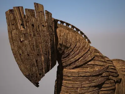 Trojan Horse - Animated 3D model