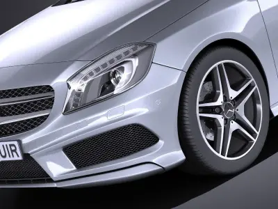 Mercedes-Benz A-Class 2015 VRAY 3D model