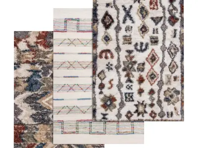 Rug Set 1449 3D model