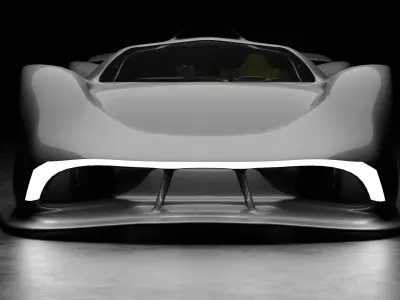 Ghost 001 Concept car 3D model